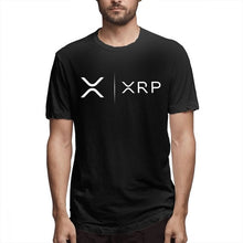 Load image into Gallery viewer, Side By Side Ripple Coin XRP T Shirt Unique Design T-Shirt Organic Cotton Faddish Homme High Street Tee Shirts shirt