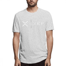 Load image into Gallery viewer, Side By Side Ripple Coin XRP T Shirt Unique Design T-Shirt Organic Cotton Faddish Homme High Street Tee Shirts shirt