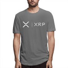 Load image into Gallery viewer, Side By Side Ripple Coin XRP T Shirt Unique Design T-Shirt Organic Cotton Faddish Homme High Street Tee Shirts shirt
