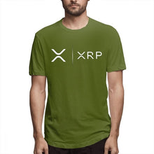 Load image into Gallery viewer, Side By Side Ripple Coin XRP T Shirt Unique Design T-Shirt Organic Cotton Faddish Homme High Street Tee Shirts shirt
