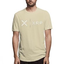 Load image into Gallery viewer, Side By Side Ripple Coin XRP T Shirt Unique Design T-Shirt Organic Cotton Faddish Homme High Street Tee Shirts shirt