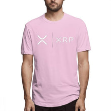 Load image into Gallery viewer, Side By Side Ripple Coin XRP T Shirt Unique Design T-Shirt Organic Cotton Faddish Homme High Street Tee Shirts shirt