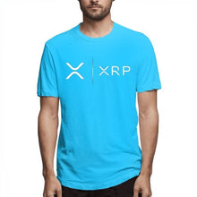 Load image into Gallery viewer, Side By Side Ripple Coin XRP T Shirt Unique Design T-Shirt Organic Cotton Faddish Homme High Street Tee Shirts shirt