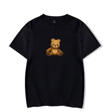 Load image into Gallery viewer, 2020 New NICK AUSTIN PUFF TEDDY BEAR BLACK T-SHIRT Korean loose tops ins tide T SHIRT Casual Streetwear kpop Unisex T shirts
