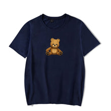 Load image into Gallery viewer, 2020 New NICK AUSTIN PUFF TEDDY BEAR BLACK T-SHIRT Korean loose tops ins tide T SHIRT Casual Streetwear kpop Unisex T shirts