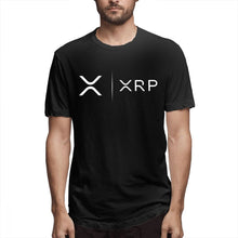 Load image into Gallery viewer, Side By Side Ripple Coin XRP T Shirt Unique Design T-Shirt Organic Cotton Faddish Homme High Street Tee Shirts shirt
