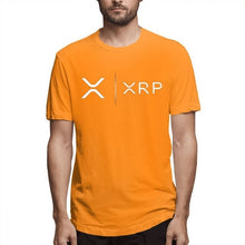 Load image into Gallery viewer, Side By Side Ripple Coin XRP T Shirt Unique Design T-Shirt Organic Cotton Faddish Homme High Street Tee Shirts shirt
