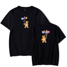 Load image into Gallery viewer, 2020 New NICK AUSTIN PUFF TEDDY BEAR BLACK T-SHIRT Korean loose tops ins tide T SHIRT Casual Streetwear kpop Unisex T shirts
