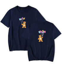 Load image into Gallery viewer, 2020 New NICK AUSTIN PUFF TEDDY BEAR BLACK T-SHIRT Korean loose tops ins tide T SHIRT Casual Streetwear kpop Unisex T shirts
