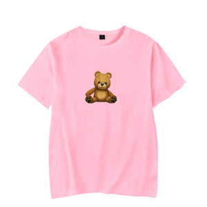 2020 New NICK AUSTIN PUFF TEDDY BEAR BLACK T-SHIRT Korean loose tops ins tide T SHIRT Casual Streetwear kpop Unisex T shirts