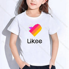 Load image into Gallery viewer, Hot Kids Likee Clothing Toddler Girl Tops LIKEE T Shirt In Boys Girls Teenagers School T-shirts Kpop Casual Students Costume
