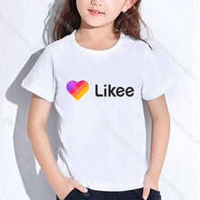 Load image into Gallery viewer, Hot Kids Likee Clothing Toddler Girl Tops LIKEE T Shirt In Boys Girls Teenagers School T-shirts Kpop Casual Students Costume
