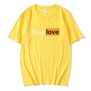 2020 New High Quality Casual Style T-shirt PORNHUB Letter Print Men's Girls T-shirt Men's Short Sleeve