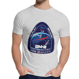 Tesla SpaceX T Shirt New Crew Dragon DM-2 Unique Design 100% Cotton Tee Shirt Crewneck