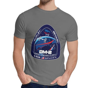 Tesla SpaceX T Shirt New Crew Dragon DM-2 Unique Design 100% Cotton Tee Shirt Crewneck