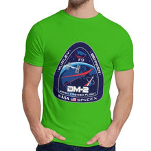 Load image into Gallery viewer, Tesla SpaceX T Shirt New Crew Dragon DM-2 Unique Design 100% Cotton Tee Shirt Crewneck
