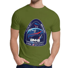 Load image into Gallery viewer, Tesla SpaceX T Shirt New Crew Dragon DM-2 Unique Design 100% Cotton Tee Shirt Crewneck
