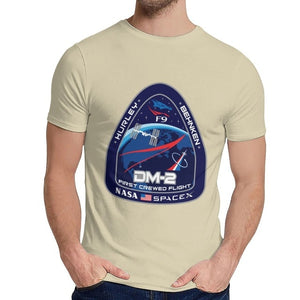 Tesla SpaceX T Shirt New Crew Dragon DM-2 Unique Design 100% Cotton Tee Shirt Crewneck