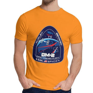 Tesla SpaceX T Shirt New Crew Dragon DM-2 Unique Design 100% Cotton Tee Shirt Crewneck