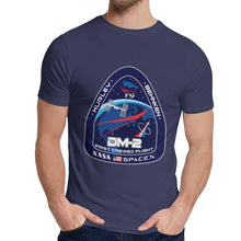 Load image into Gallery viewer, Tesla SpaceX T Shirt New Crew Dragon DM-2 Unique Design 100% Cotton Tee Shirt Crewneck
